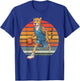 Vintage cheetah Playing Basketball cheetah lovers basketball T-Shirt - T-Shirt | Royal