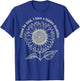 Hidden Disability Awareness Disability Sunflower Autism T-Shirt - T-Shirt | Royal