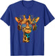 DJ Giraffe Dance Club Music Producer EDM Music Headphones T-Shirt - T-Shirt | Royal