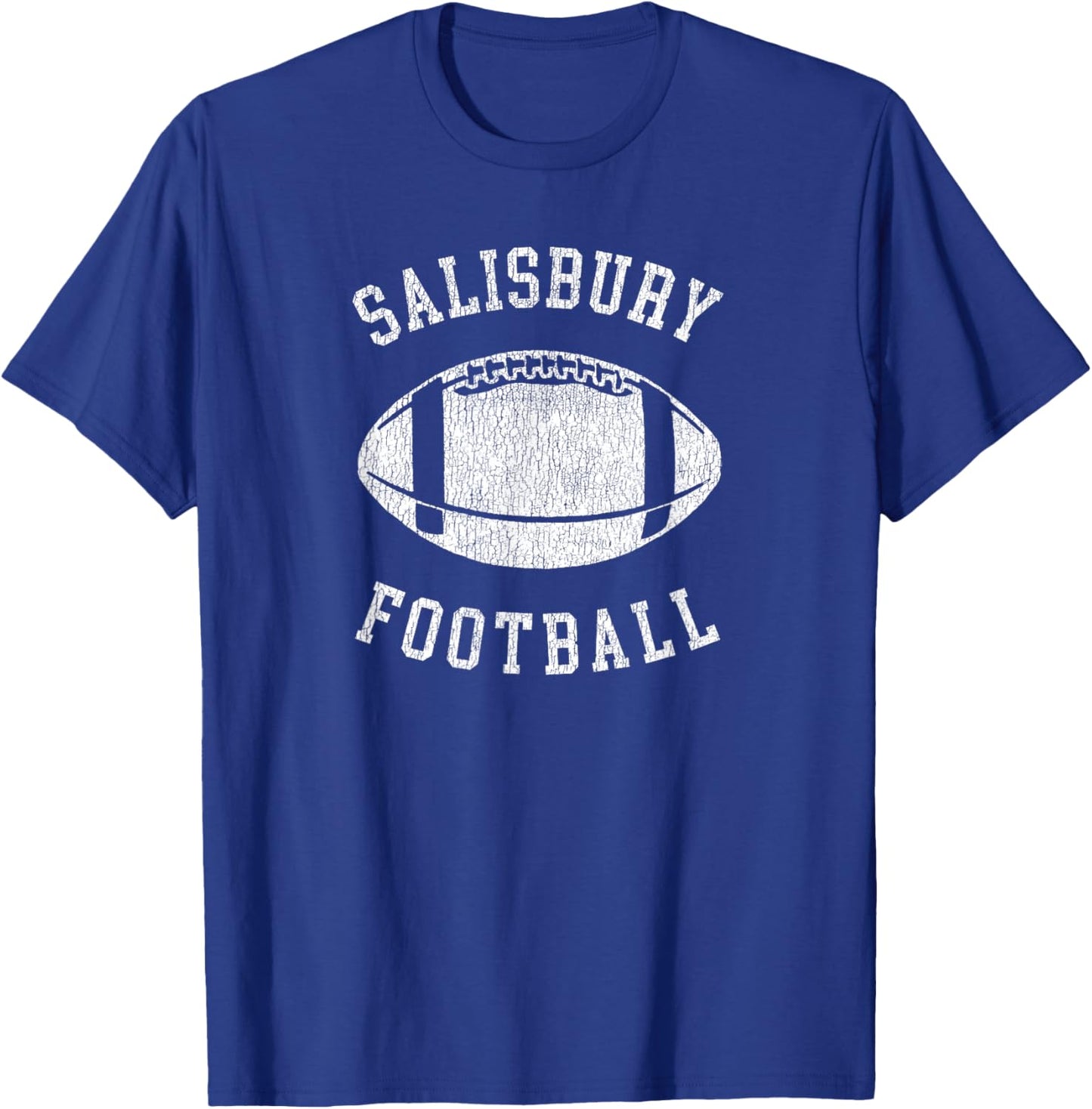Salisbury Football Distressed Vintage 80's Throwback Classic T-Shirt - T-Shirt | Royal