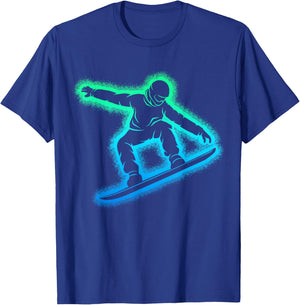 Snowboard Snowboarder Snowboarding Boys Children Men T-Shirt - T-Shirt | Royal