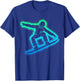 Snowboard Snowboarder Snowboarding Boys Children Men T-Shirt - T-Shirt | Royal