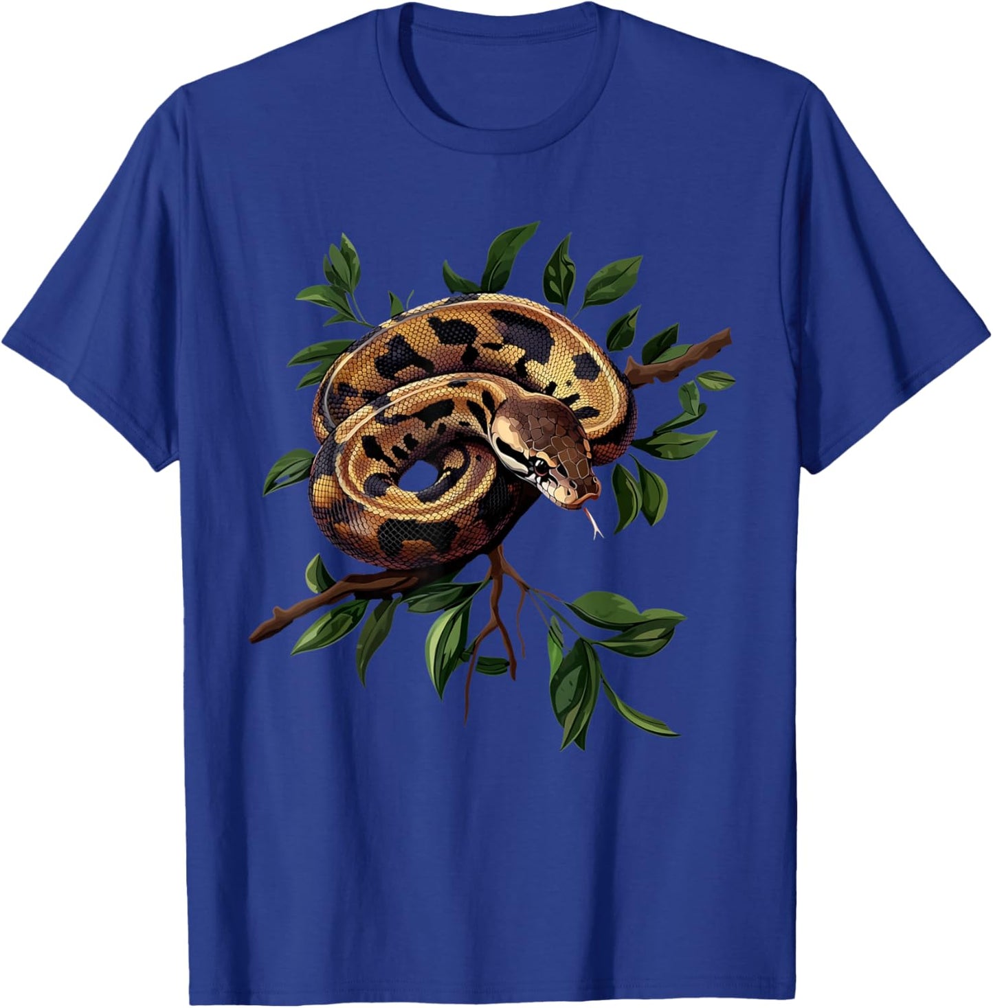 Funny King Python Lover Snakes Reptiles Python T-Shirt - T-Shirt | Royal