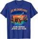 I Don't Sleep Just Rest Eyes Lazy Nap T-Shirt - T-Shirt | Royal