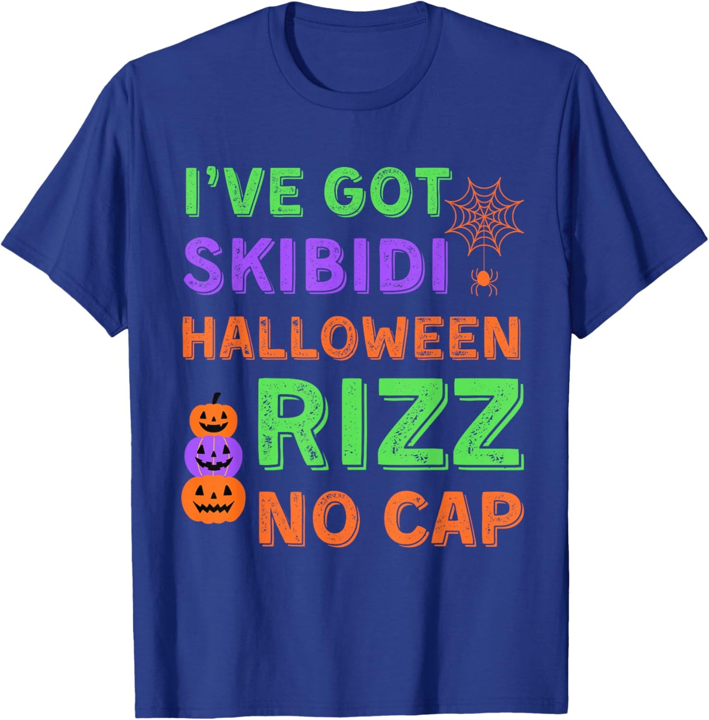 Skibidi Halloween Rizz - Funny Halloween Rizz Shirt T-Shirt - T-Shirt | Royal