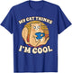 My Cat Thinks I'm Cool Retro Women T-Shirt - T-Shirt | Royal
