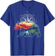 Bear Compass Hiker Outdoor T-Shirt - T-Shirt | Royal