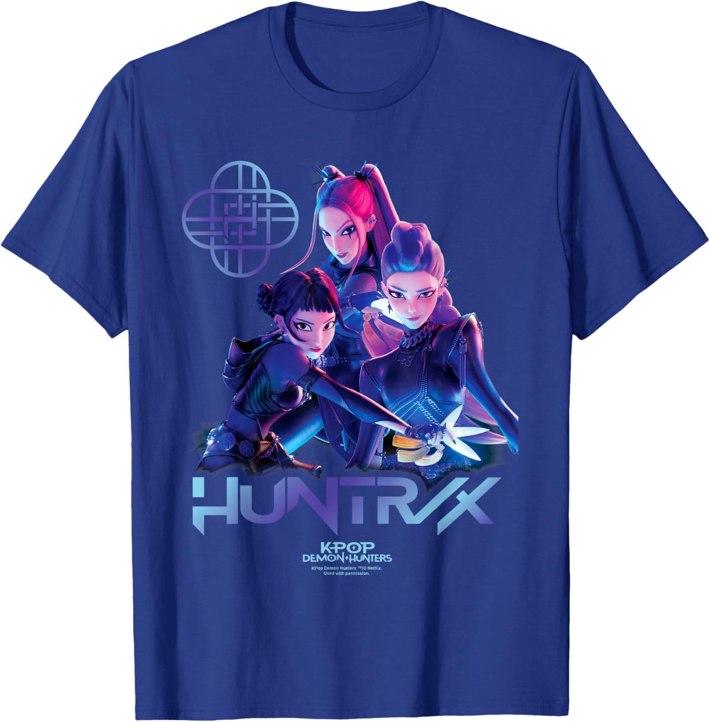 KPop Demon Hunters Huntrix Demon Hunters Group T-Shirt - T-Shirt | Royal