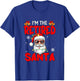 Retired Santa Christmas Santa Sunglasses Retirement Family T-Shirt - T-Shirt | Royal