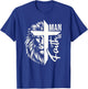 I am a man of faith, a warrior of Christ T-Shirt - T-Shirt | Royal