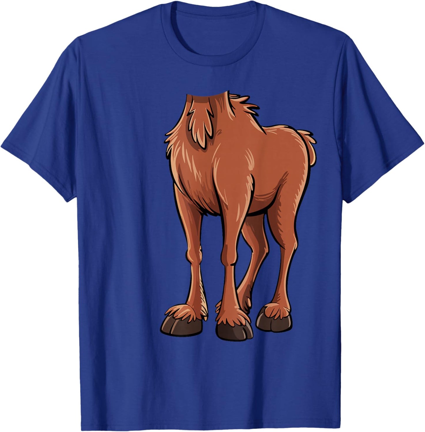 Moose Shirt Adult Kids Men Women Brown Moose Costume T-Shirt - T-Shirt | Royal