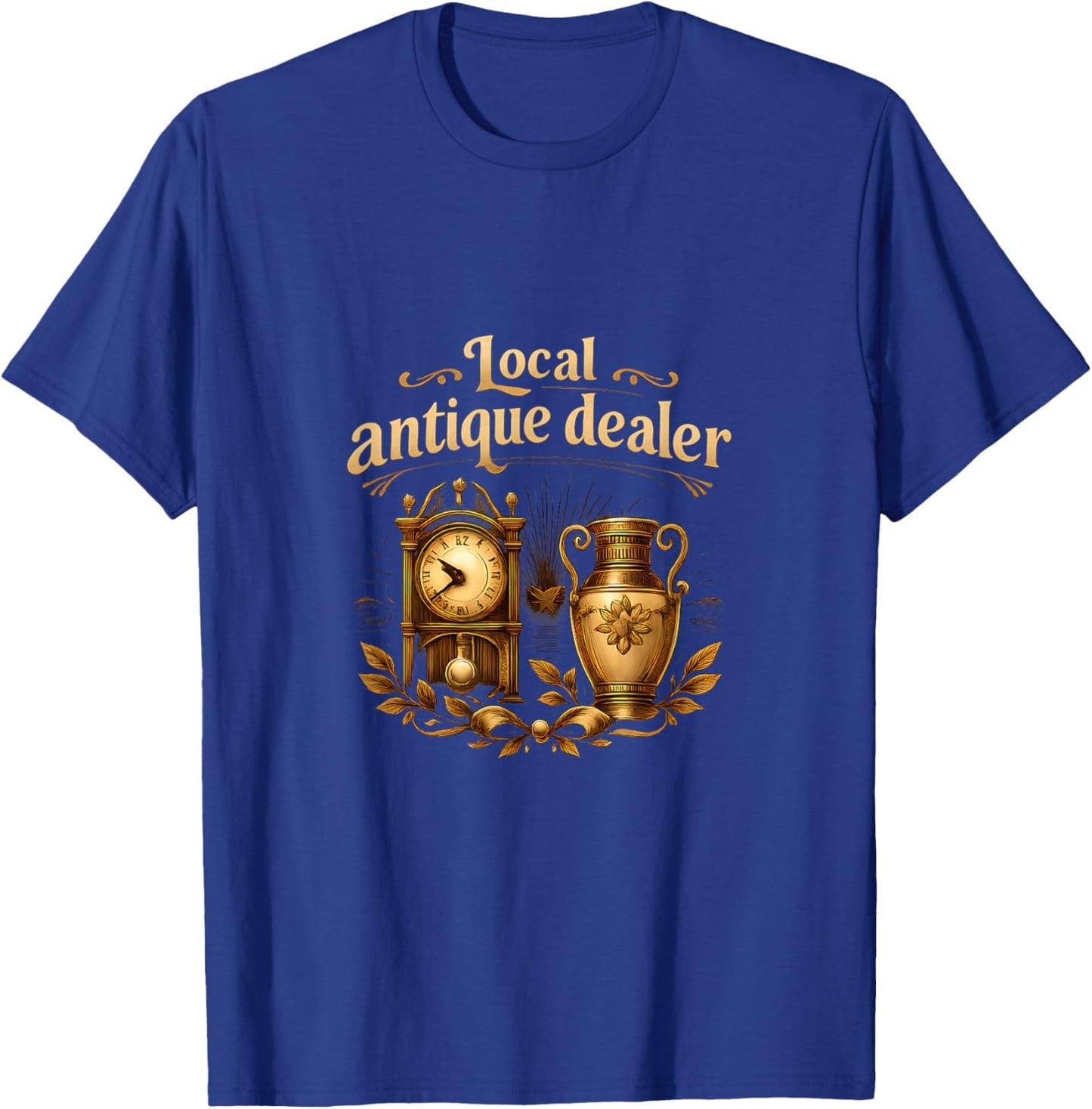 Badge Graphique Vintage antiquaire Local T-Shirt - T-Shirt | Royal