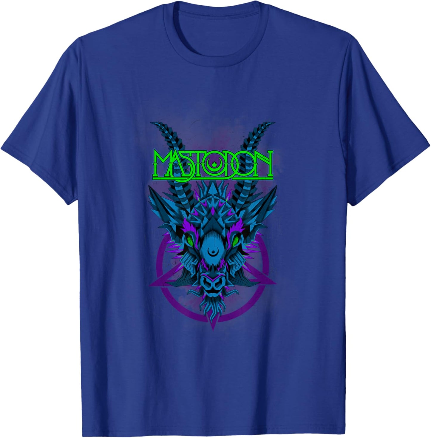 Mastodon Blue Geodemon T-Shirt - T-Shirt | Royal