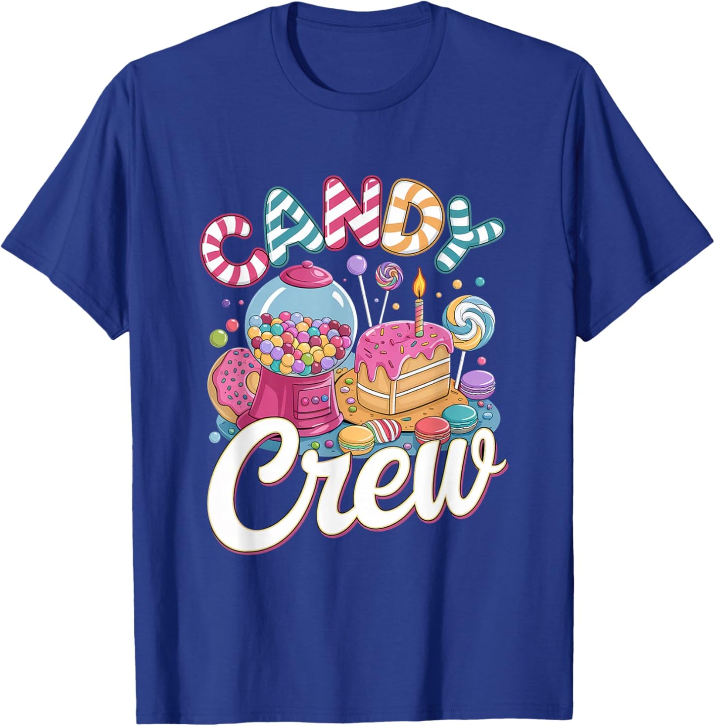 Candy Crew Shirt Men Women Children's T-Shirt - T-Shirt | Royal
