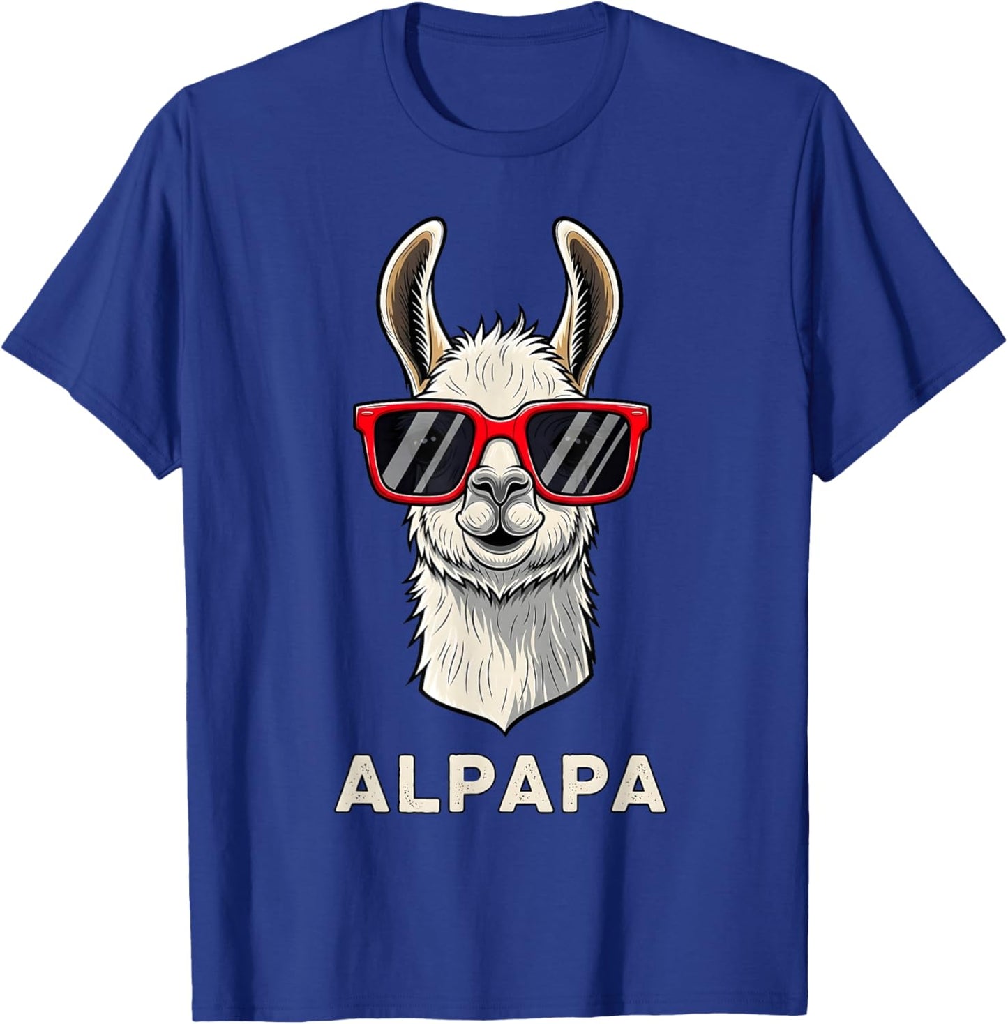 Lustiges Alpaka Dad Design zum Vatertag T-Shirt - T-Shirt | Royal
