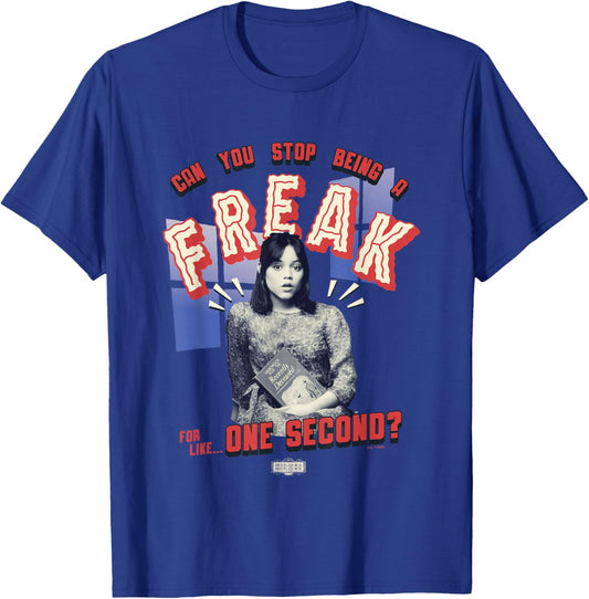 Beetlejuice Beetlejuice Can You Stop Being A Freak? Astrid T-Shirt - T-Shirt | Royal