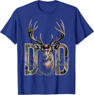 Hunting Dad Father's Day Funny Deer Hunting Lover Dad Daddy T-Shirt - T-Shirt | Royal