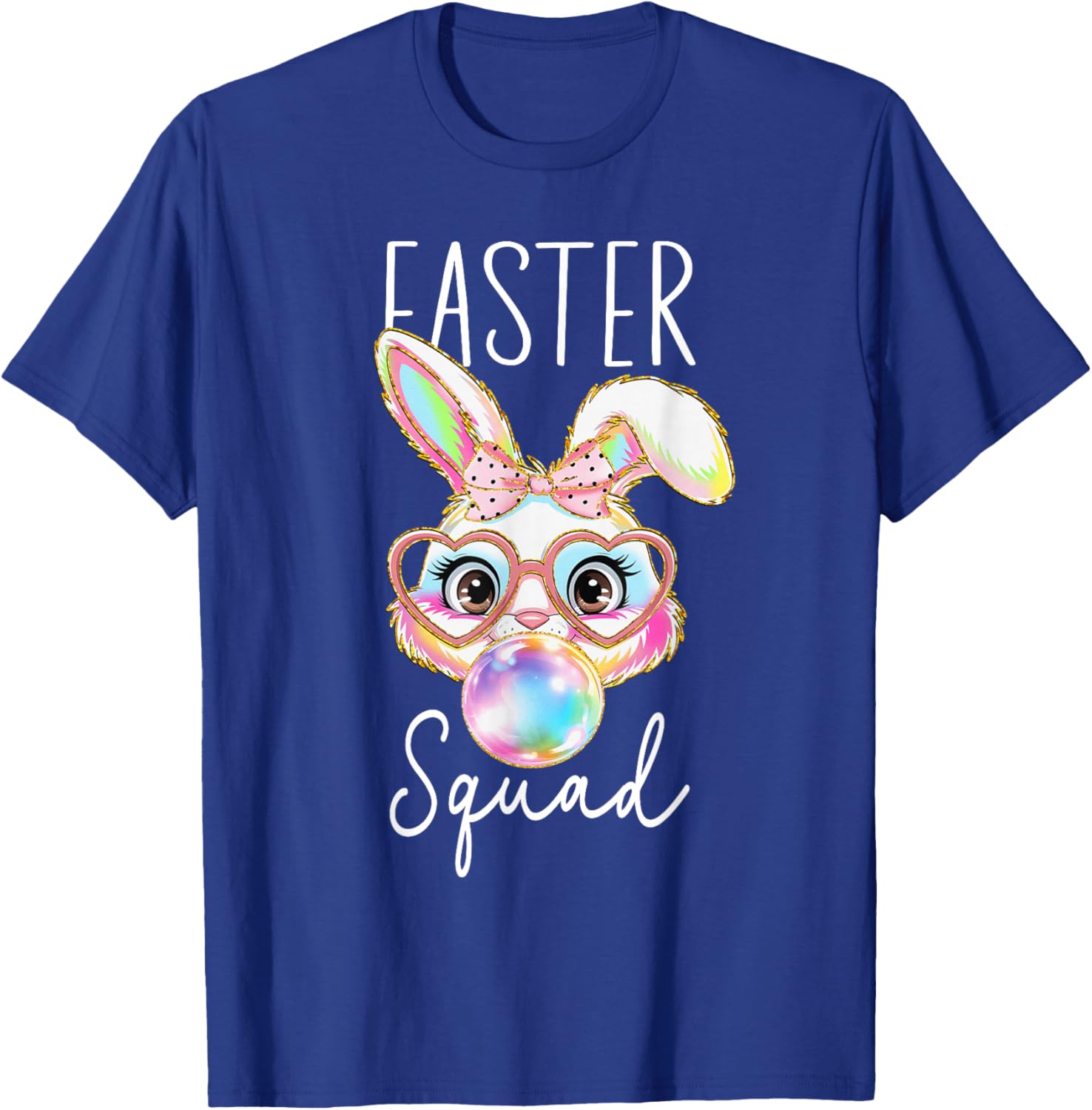 Happy Easter Bunny Easter Squad 2026 T-Shirt - T-Shirt | Royal
