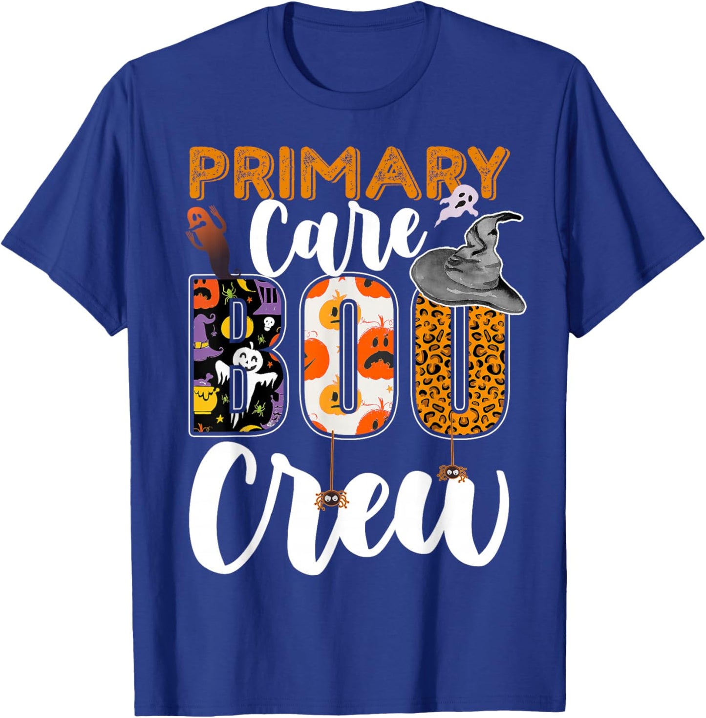 Primary Care Boo Crew Halloween Match Physician T-Shirt - T-Shirt | Royal