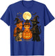 Halloween Cats Pumpkin Funny Cat T-Shirt - T-Shirt | Royal