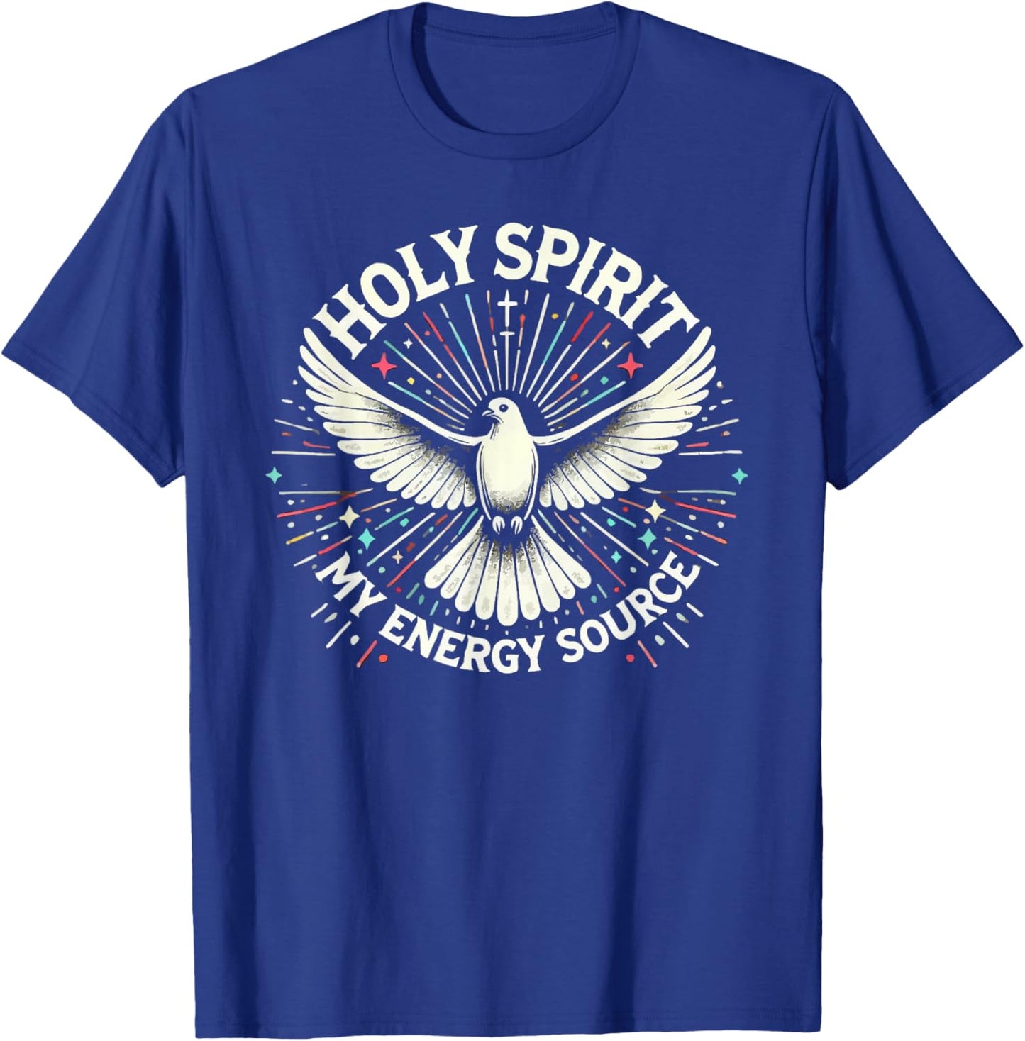 Holy Spirit I Love Jesus Christ Catholic Christian Faith T-Shirt - T-Shirt | Royal