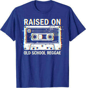 Raised On Old School Reggae T-Shirt - T-Shirt | Royal