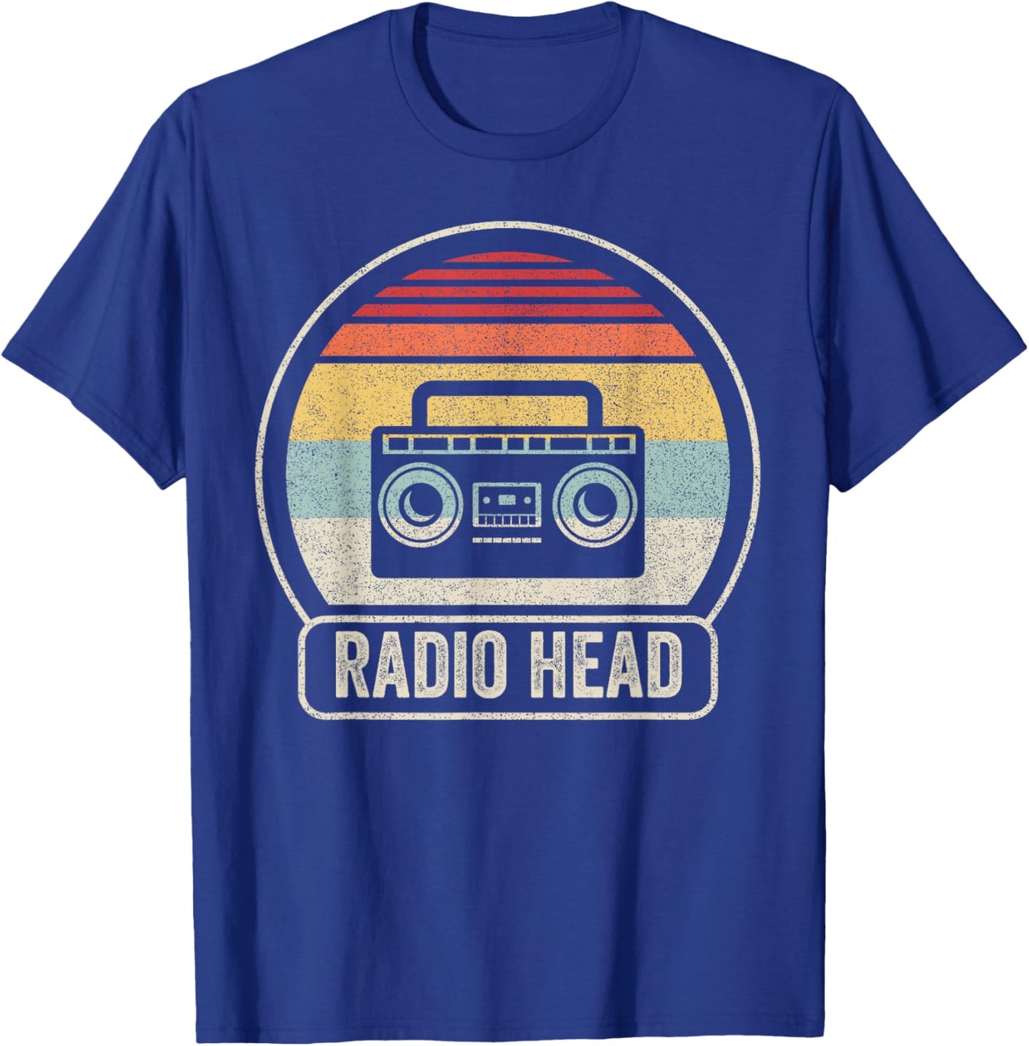 Retro Radio Head T-Shirt - T-Shirt | Royal