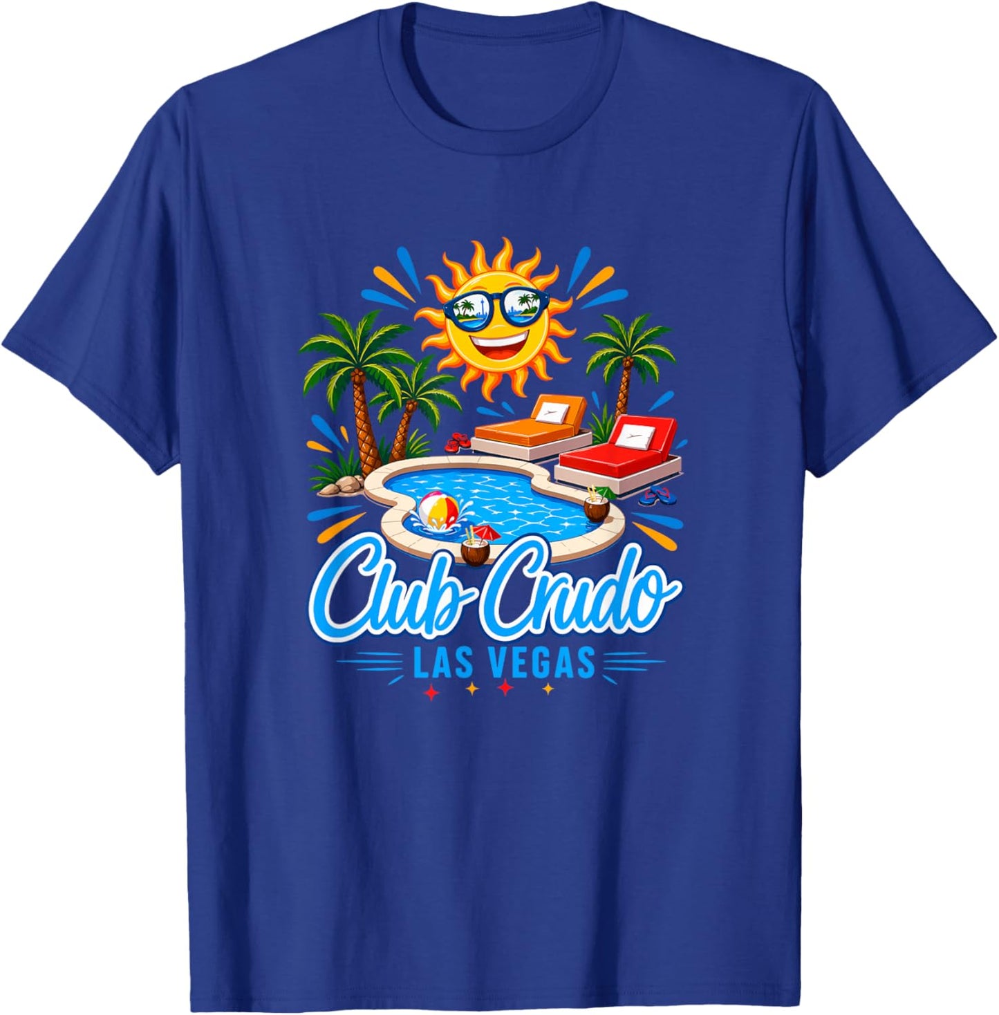 Club Crudo 2026 T-Shirt - T-Shirt | Royal
