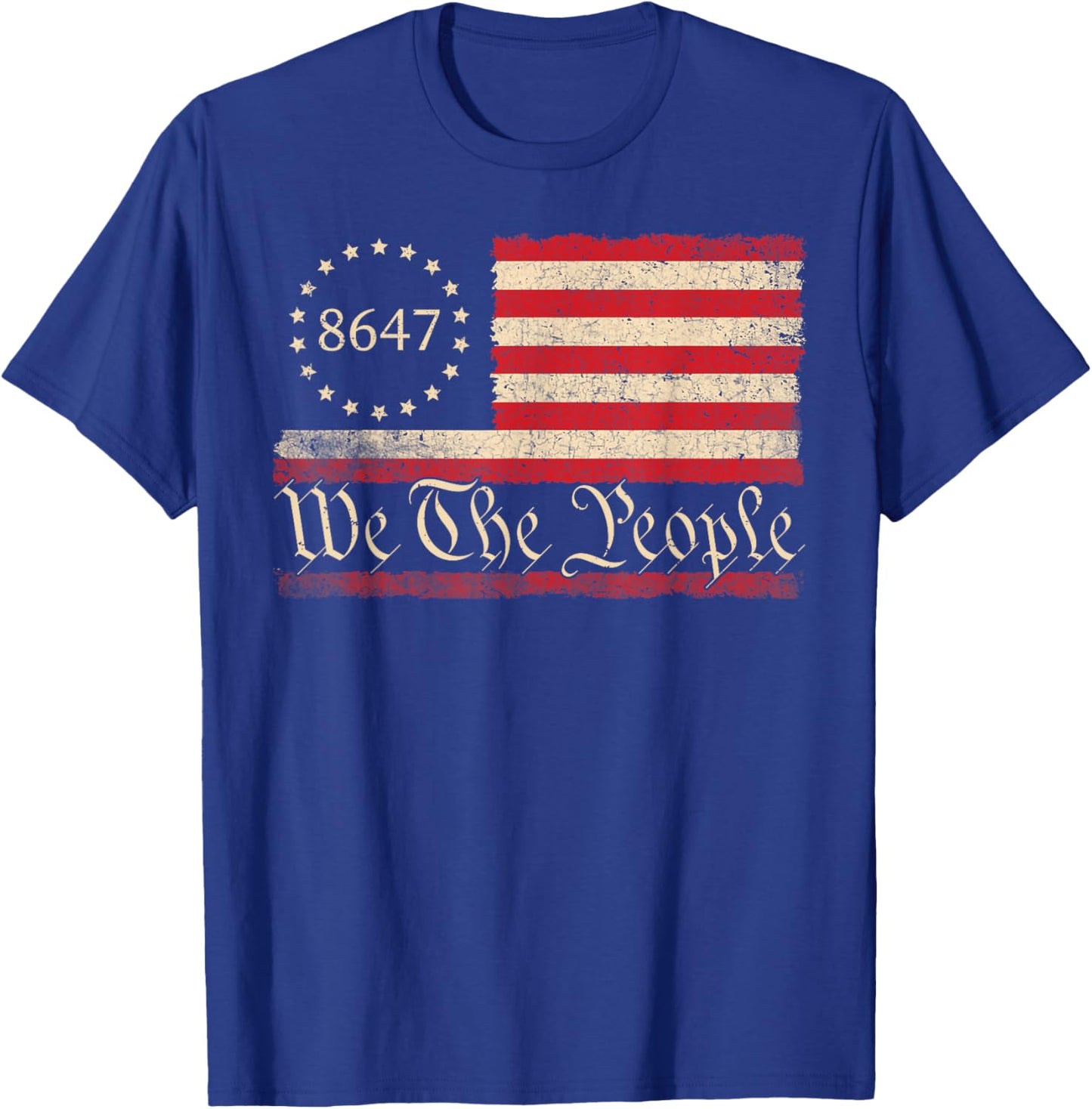 86 47 8647 Shirt Retro Vintage 8647 Funny Meme Lovers T-Shirt - T-Shirt | Royal