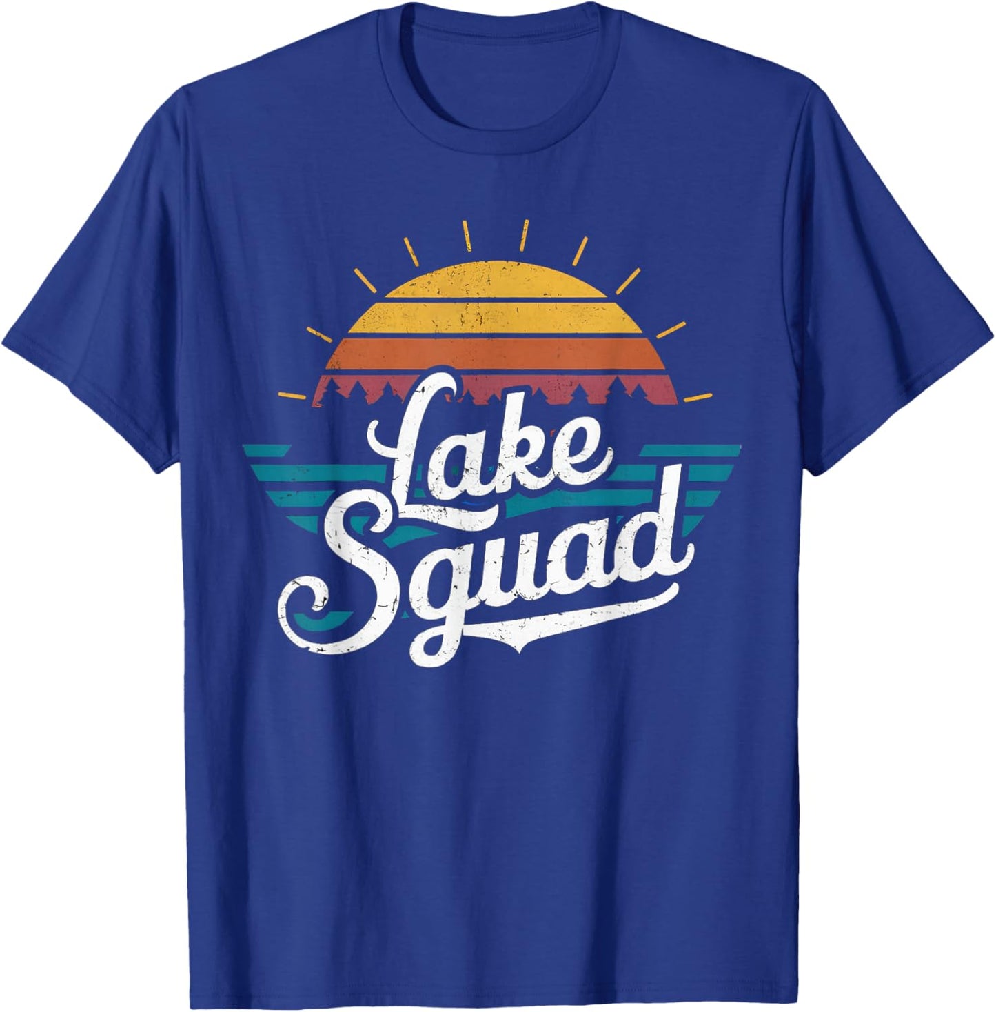 Lake Squad Family Matching Vacation Camping Life Summer Men Women Kids T-Shirt - T-Shirt | Royal