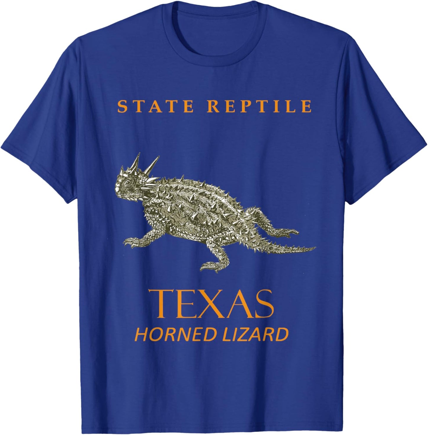 Texas Territory Horned Lizard T-Shirt - T-Shirt | Royal