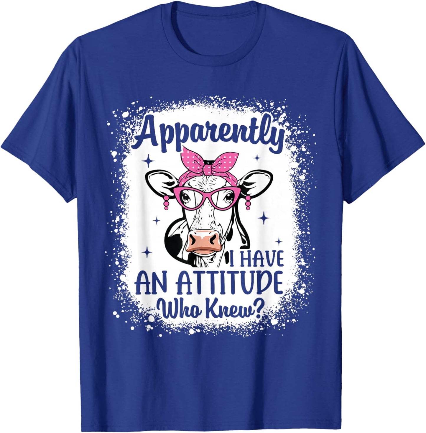 Funny Heifer Cow Sarcasm Cow Print Country Cow Farm Women T-Shirt - T-Shirt | Royal