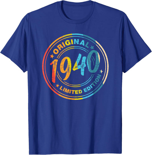 Original 1940 Vintage Birthday 86 Years Women T-Shirt - T-Shirt | Royal