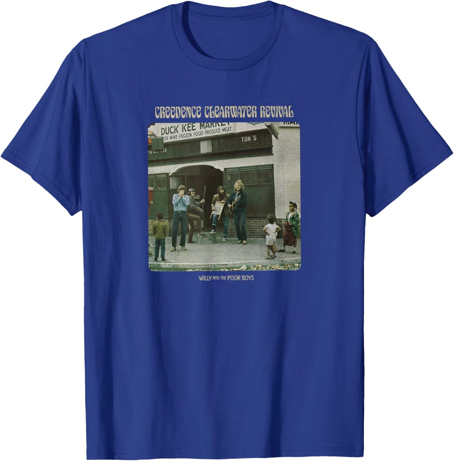 Creedence Clearwater Revival Willy & The Poor Boys T-Shirt - T-Shirt | Royal