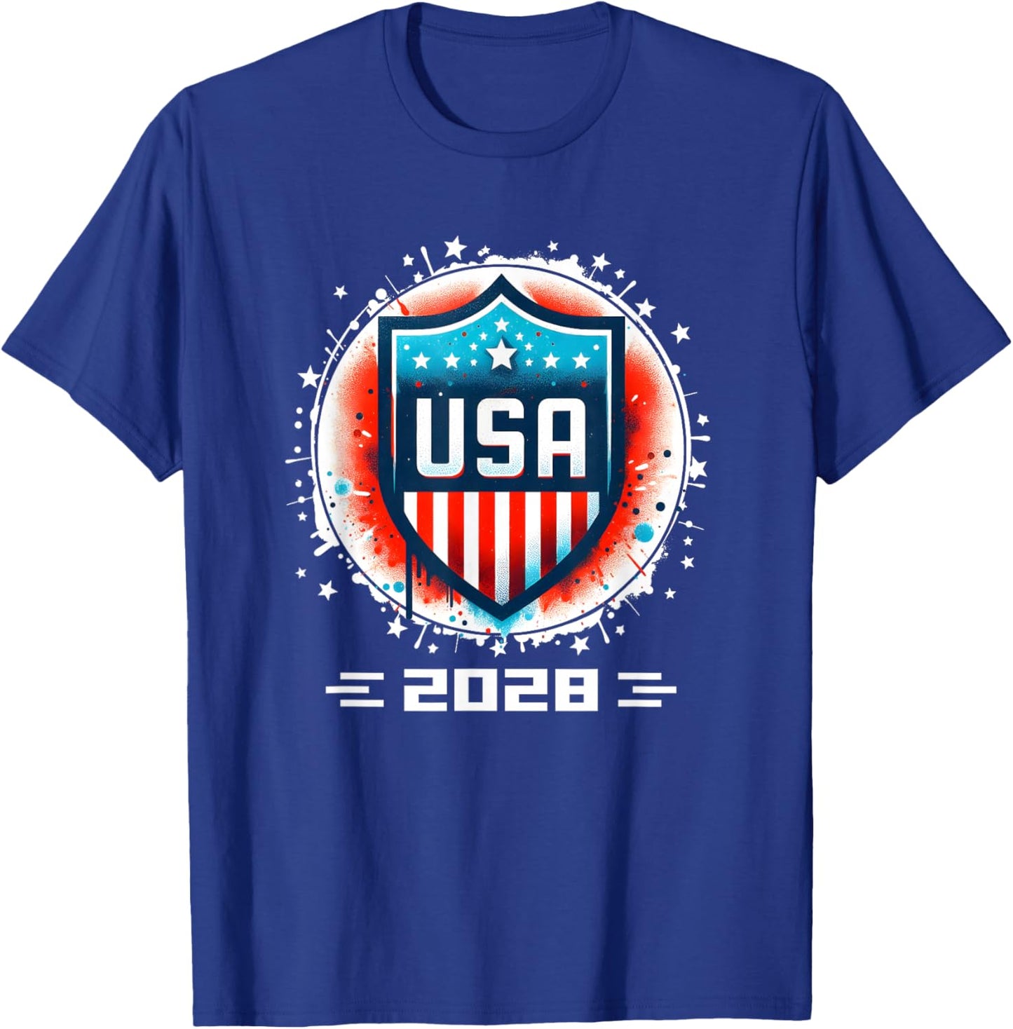 USA 2028 Go United States Sport USA Team 2028 USA T-Shirt - T-Shirt | Royal