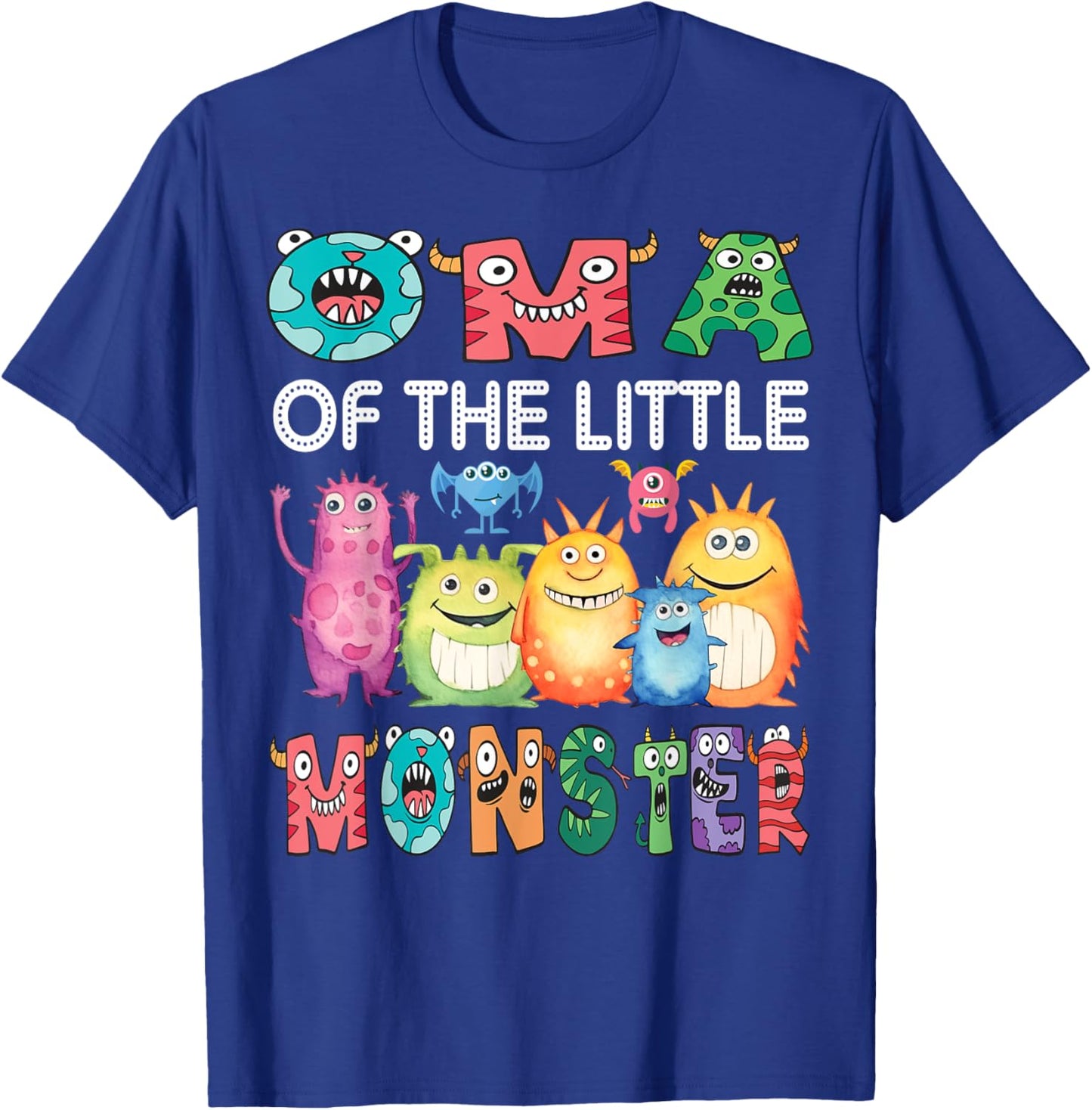 Oma Of The Little Monster Kids 1St Birthday Party T-Shirt - T-Shirt | Royal