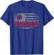 American Flag Firefighter For Fireman Patriotic Fire Fighter T-Shirt - T-Shirt | Royal