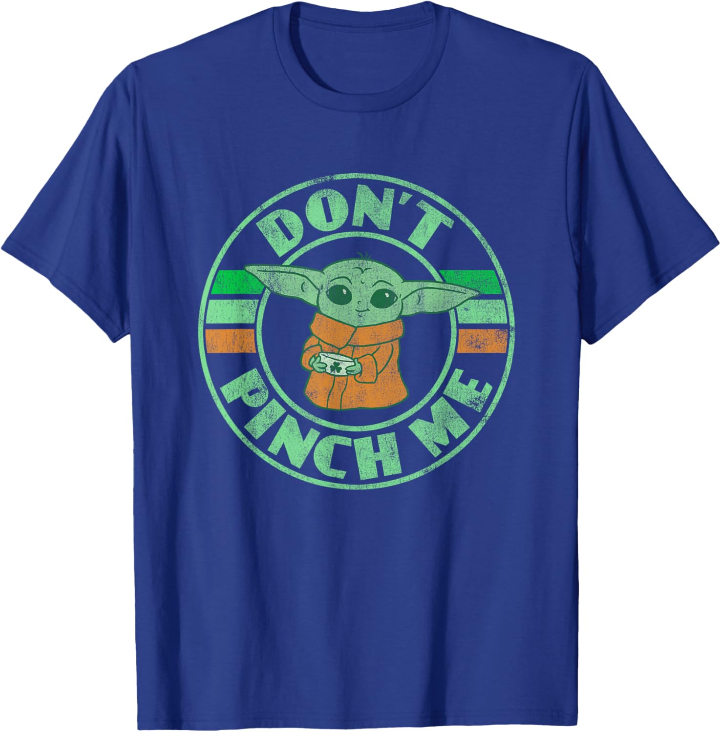 Star Wars The Mandalorian St Patrick's Day Grogu Don't Pinch T-Shirt - T-Shirt | Royal