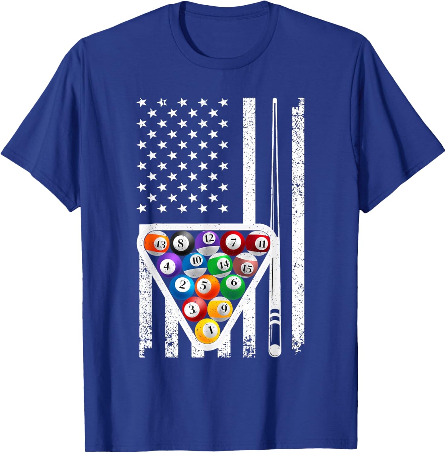 Funny Pool Art Women Billiards Player Billiard Lover T-Shirt - T-Shirt | Royal