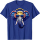 Cool Elephant Wearing Headphones And Sunglass Animal Lover T-Shirt - T-Shirt | Royal