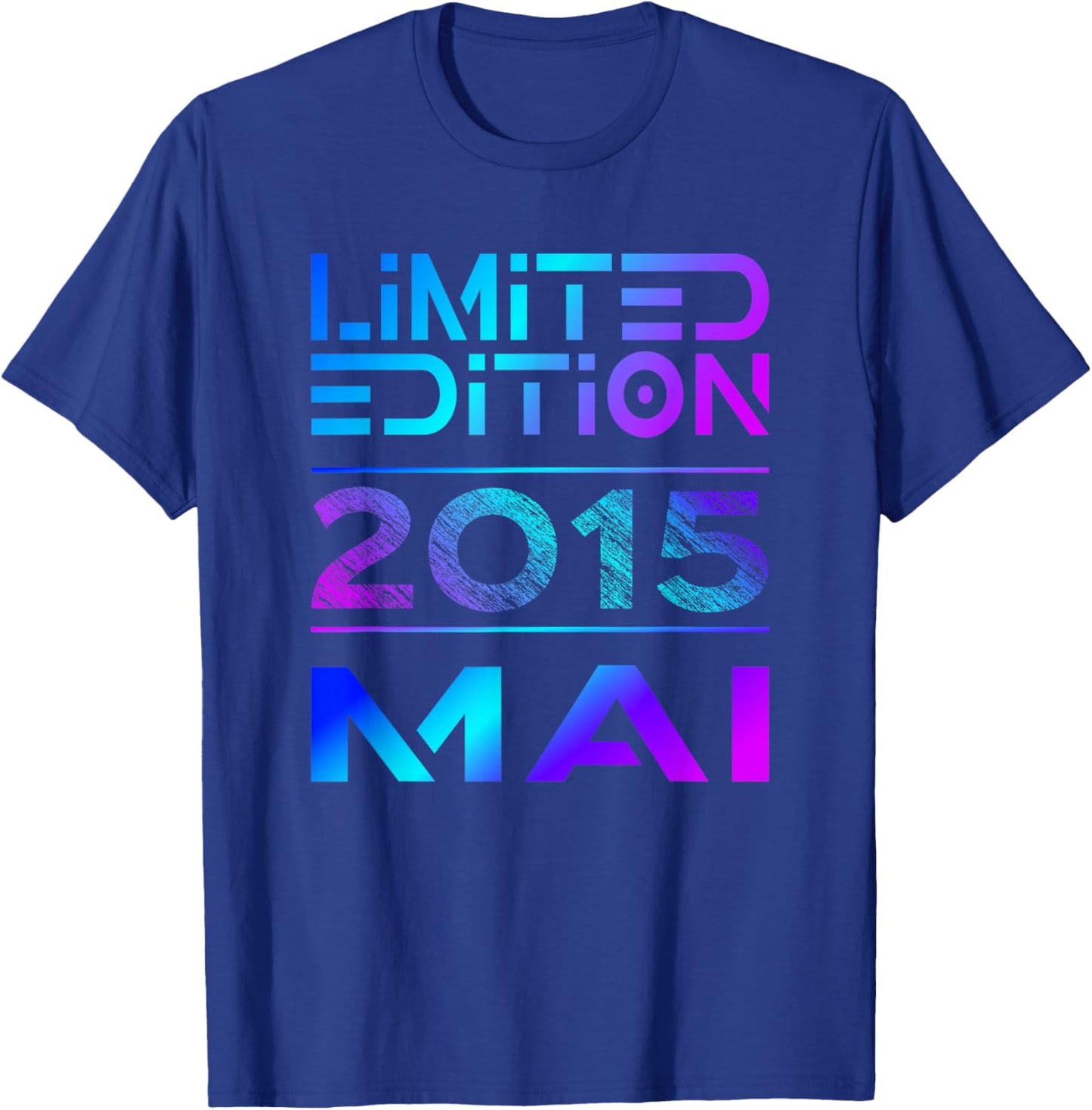 Limited Edition Mai 2015 Junge Mädchen 11. Geburtstag T-Shirt - T-Shirt | Royal