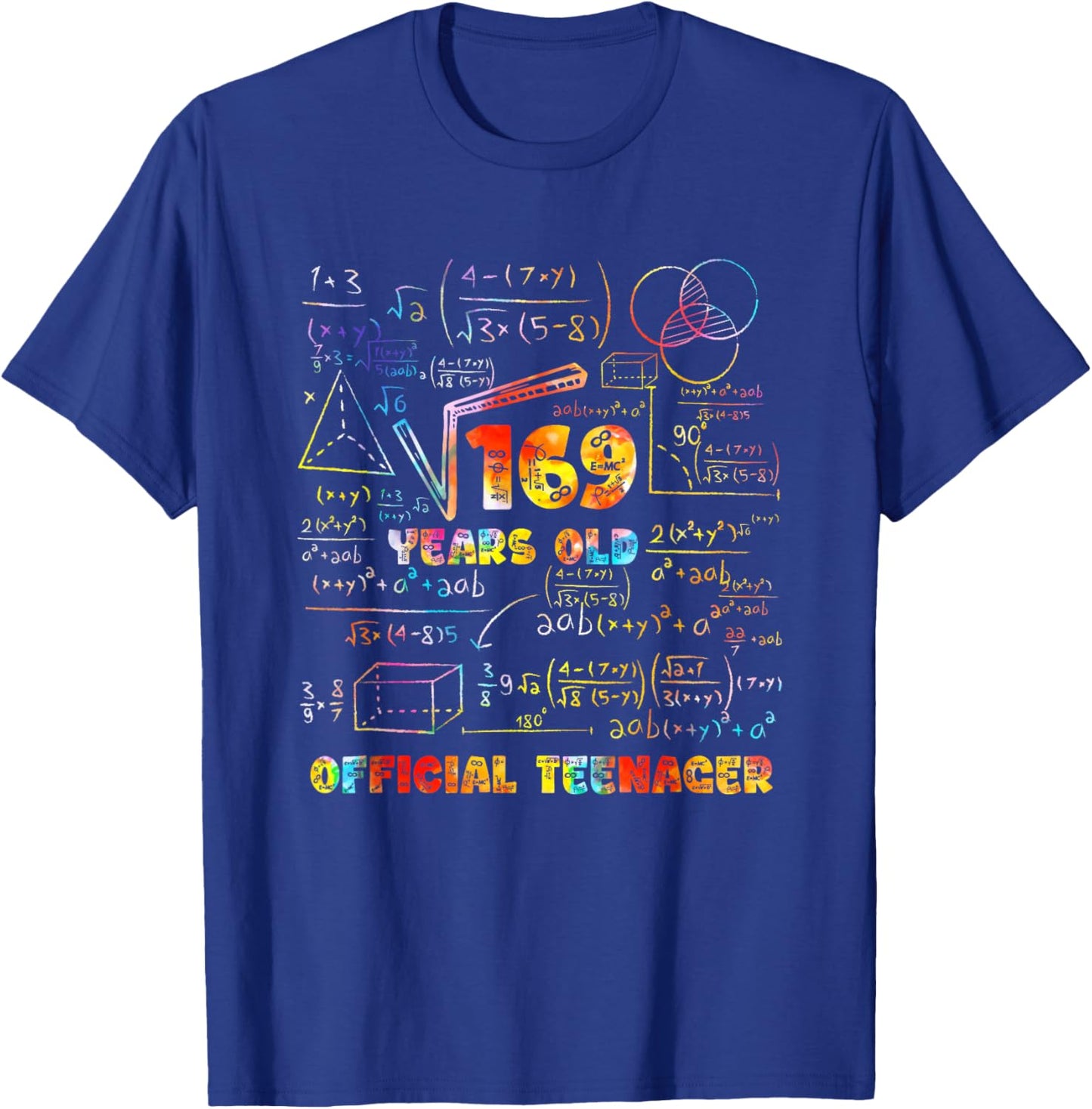 Quadratische Wurzel von 169 13 Jahren offizieller Teenager Geburtstag T-Shirt - T-Shirt | Royal