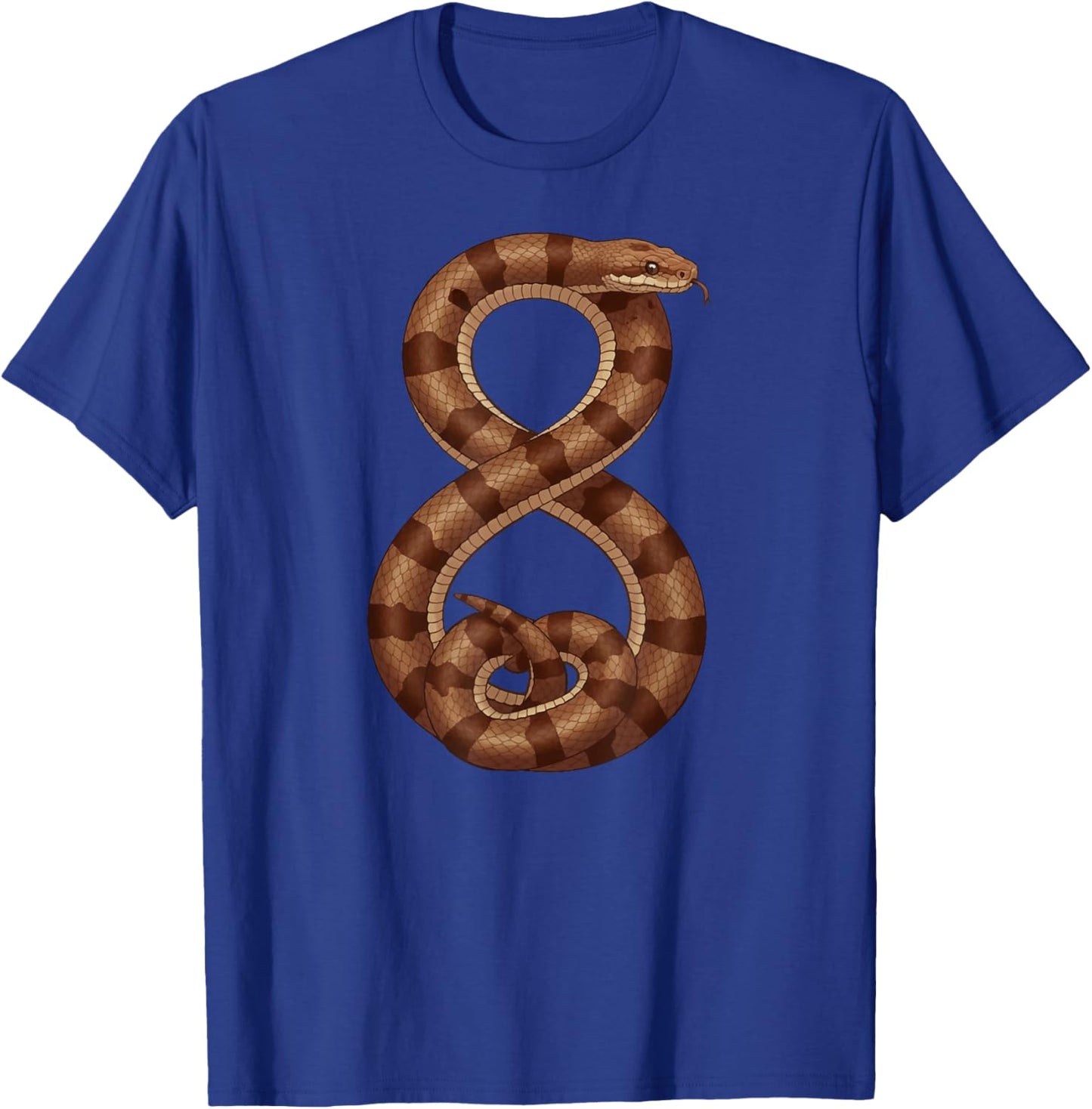 8th Snake Birthday Party Eight Year Old Snake Lover Birthday T-Shirt - T-Shirt | Royal