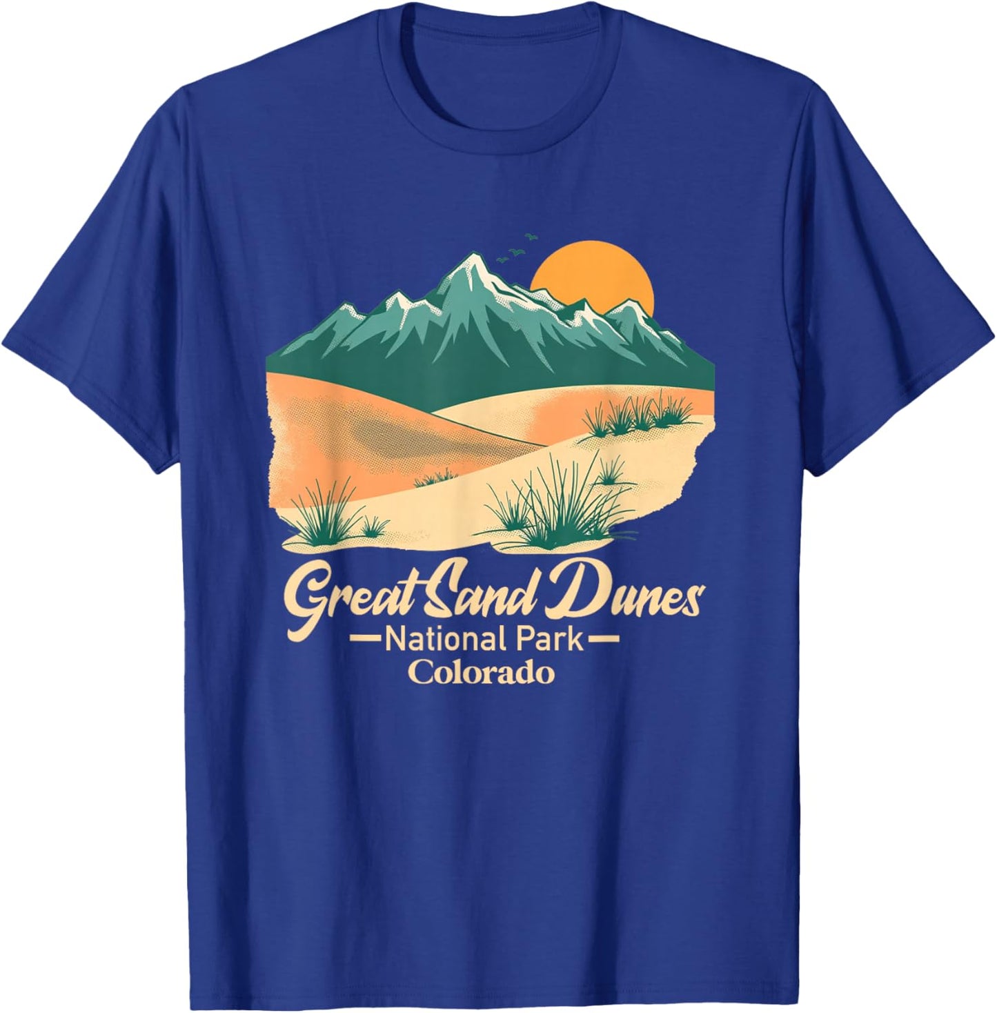Great Sand Dune National Park Colorado CO Souvenir Men Women T-Shirt - T-Shirt | Royal