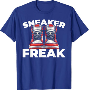 Trainers Streetwear Shoes Head Sneakers T-Shirt - T-Shirt | Royal