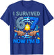8th Birthday Boy I Survived 67 Now I’m 8 Year Old Birthday T-Shirt - T-Shirt | Royal