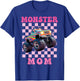 Monster Truck Mom Shirt for Girls, and Truck Lovers T-Shirt - T-Shirt | Royal