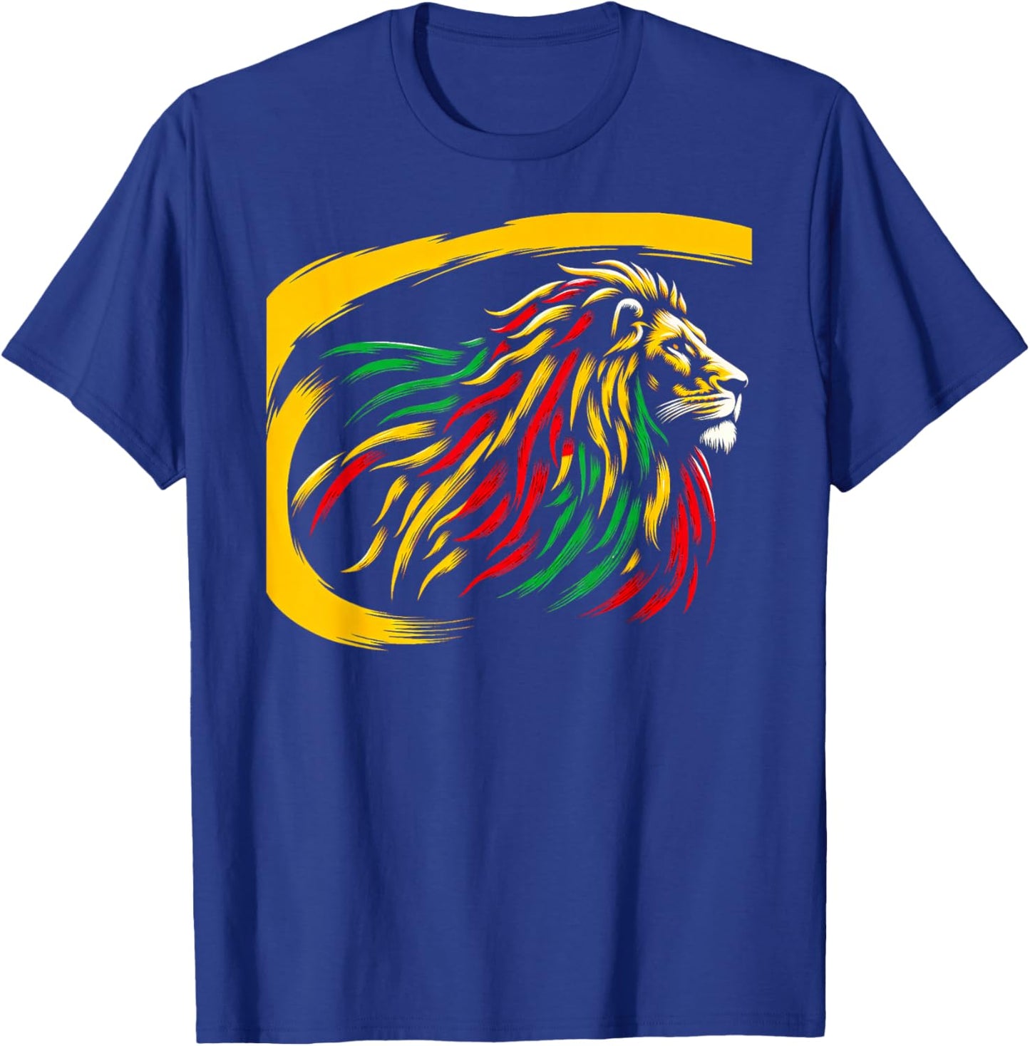 Epic Rasta Lion T-Shirt - T-Shirt | Royal