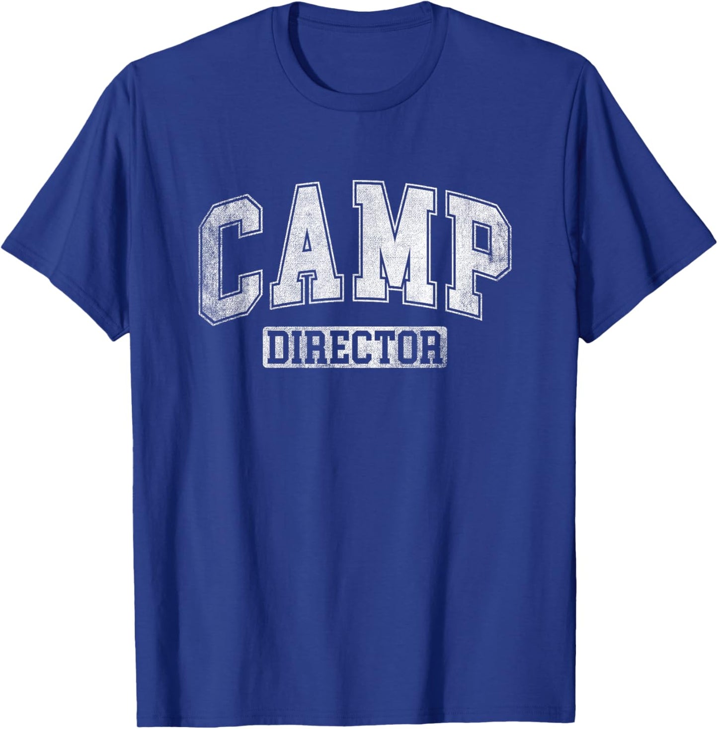 Camp Director Counselor Funny Camping Design Men T-Shirt - T-Shirt | Royal