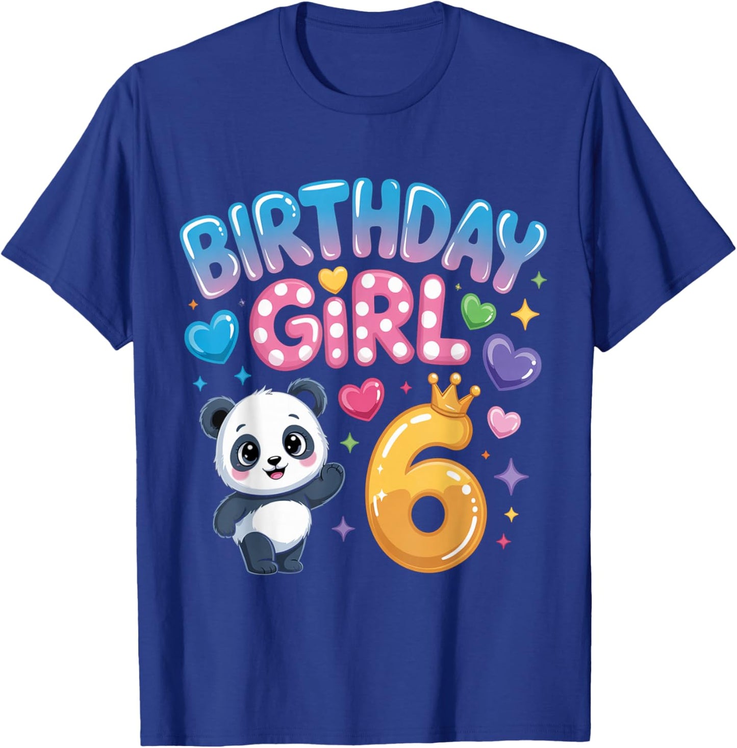 It's My Birthday Panda T-Shirt - T-Shirt | Royal